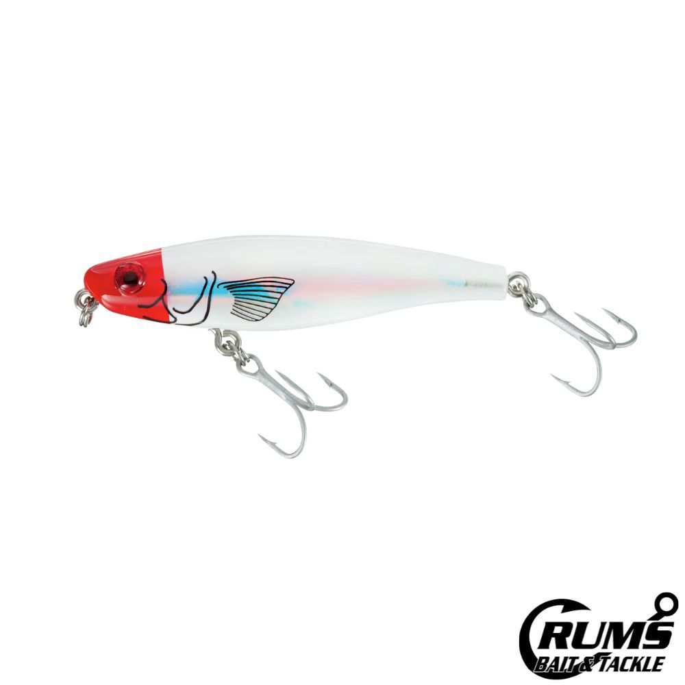 26MR MIRROMULLET XL SURFACE WALKER, COLOR: RED HEAD/WHITE BACK &amp; BELLY/FLOATING