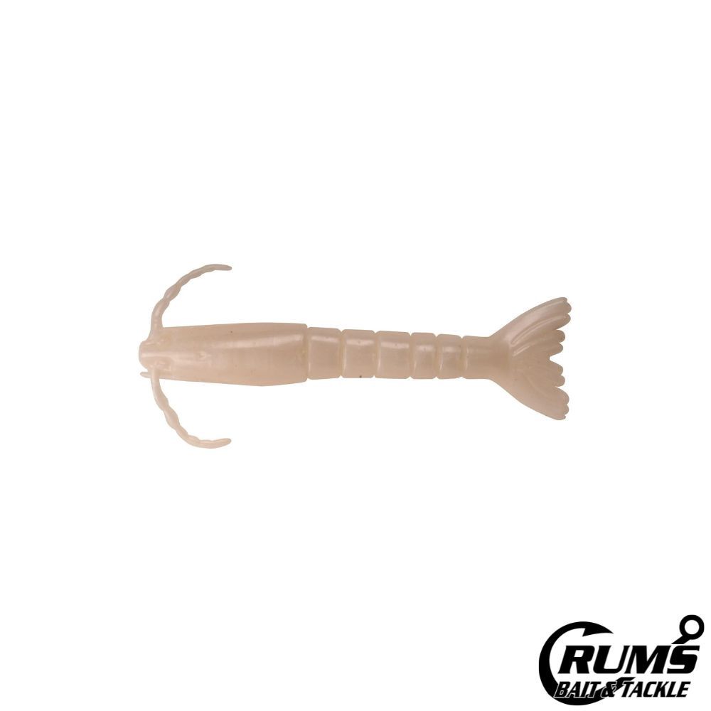 GULP ALIVE 4IN SW SHRIMP PINT, COLOR: PEARL WHITE