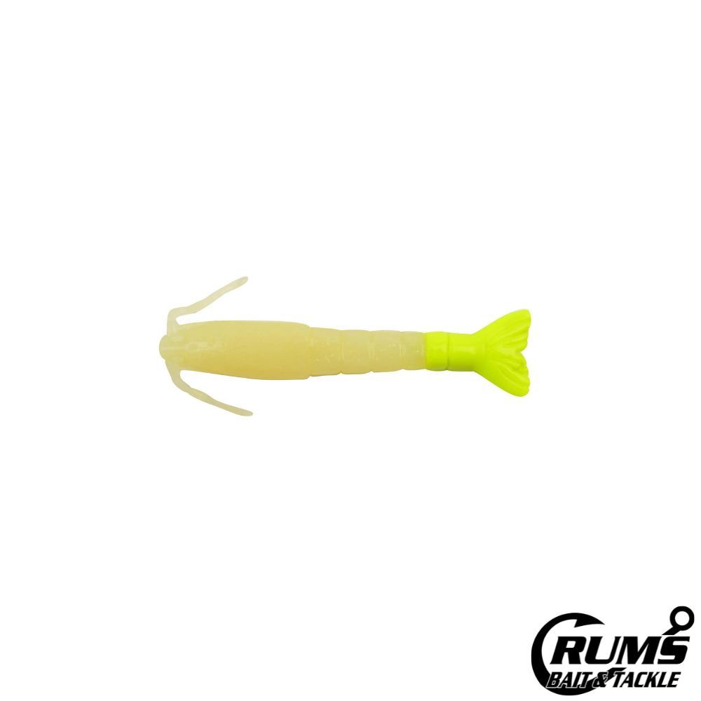 GULP ALIVE SALTWATER SHRIMP, COLOR: GLOW/CHARTREUSE