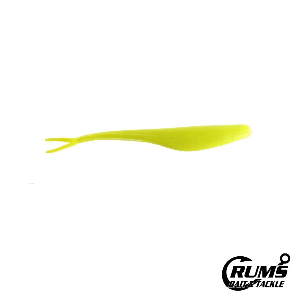 6IN SW JERK SHAD, COLOR: CHARTREUSE