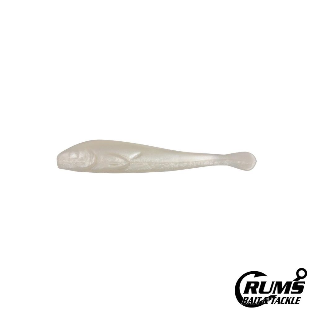 GULP SW MUD MINNOW/CROAKER, COLOR: PEARL WHITE