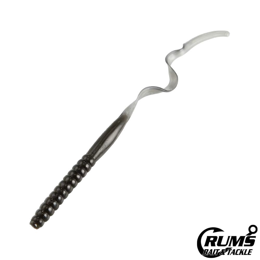 CULPRIT 7 1/2&quot; ORIGINAL WORM, COLOR: C720-01 BLACK SHAD