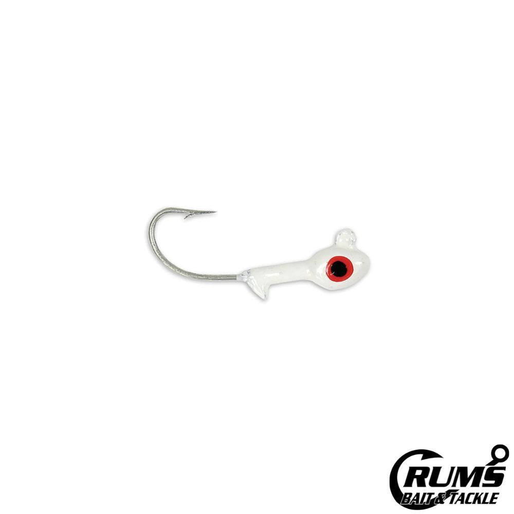 GRUB HEAD, WEIGHT: 1/2 OZ, COLOR: WHITE