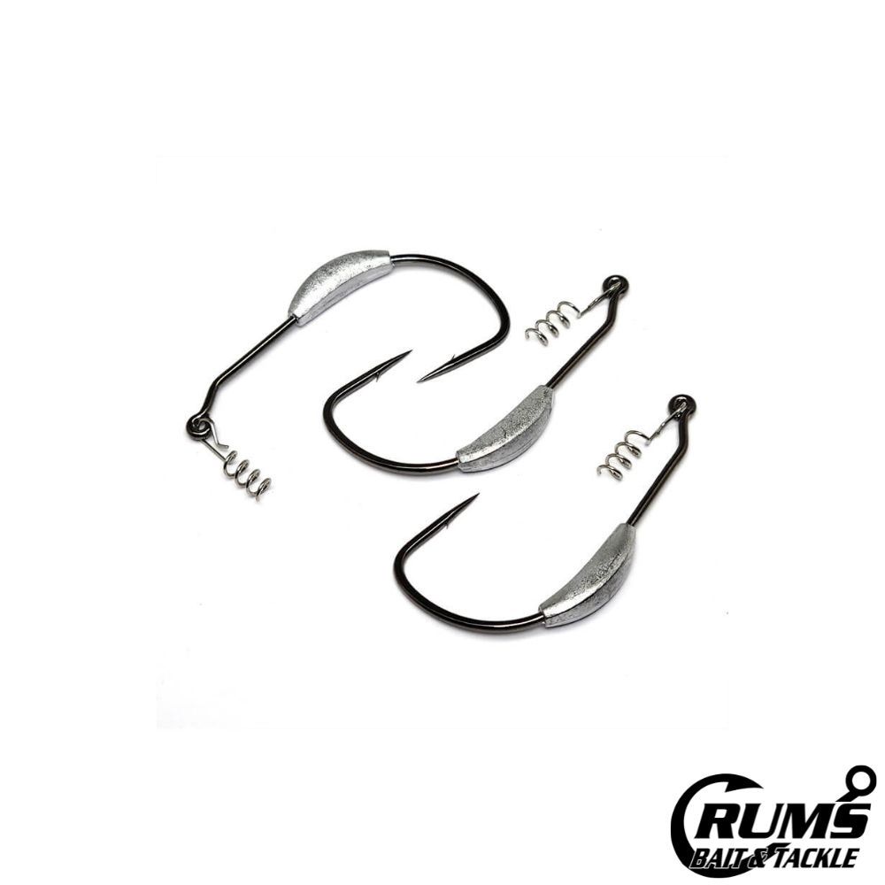 SUPERLILNE SPRING LOCK WEIGHTED (4PK), Size: 3/0 -1/16