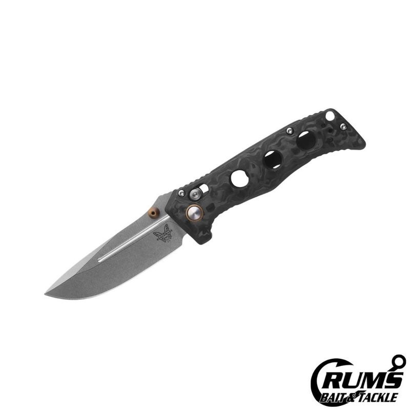 Mini Adamas Marbled Carbon Fiber Drop-point