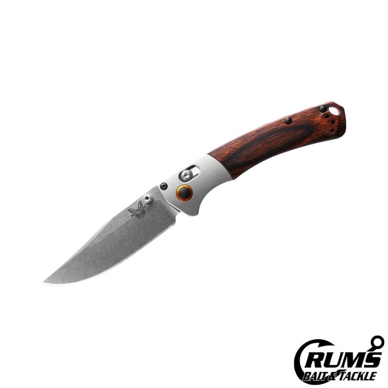 Mini Crooked River Gray Aluminum &amp; Wood Clip-point