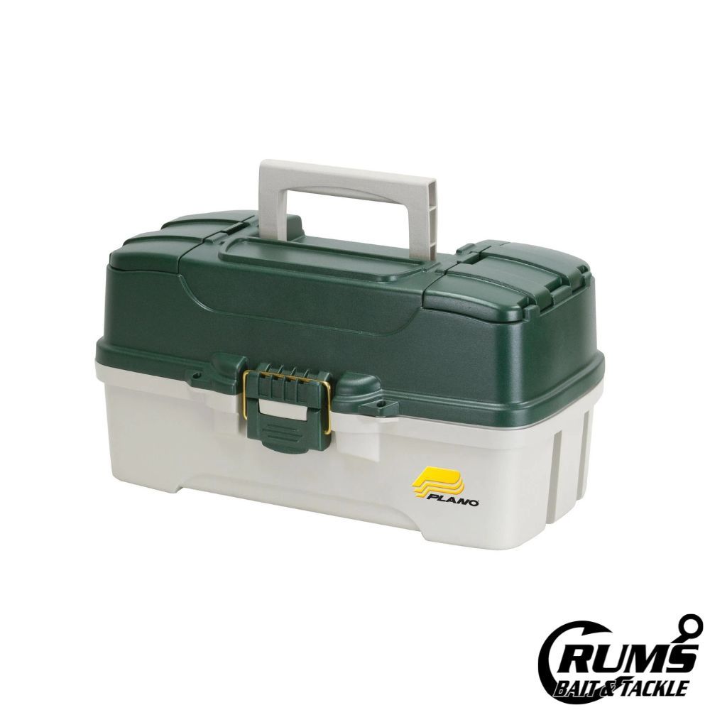 THREE TRAY TACKLE BOX GREEN