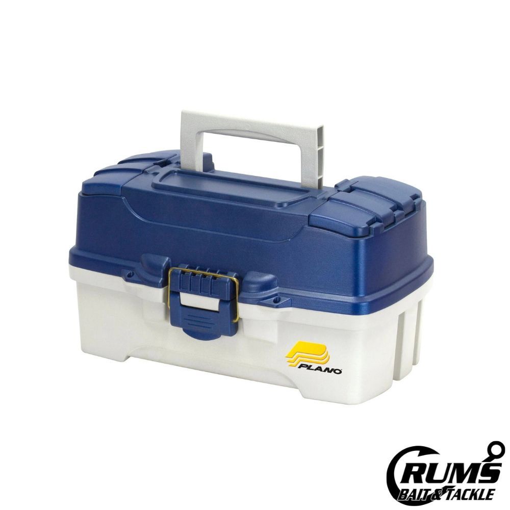 TWO TRAY TACKLE BOX BLUE/SANDSTONE