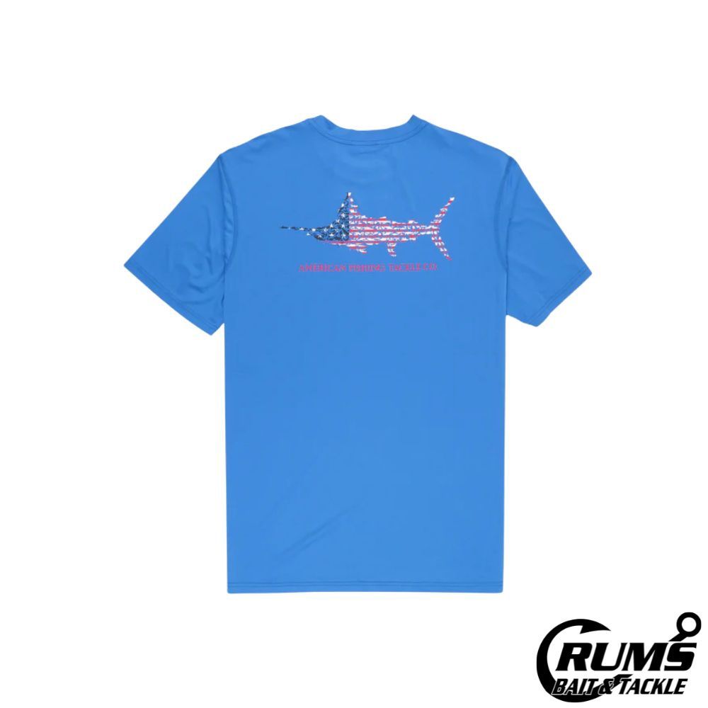 JIGFISH UVX AMERICANA SS PERFORMANCE SHIRT, Size: S, COLOR: MOULTING CRAW
