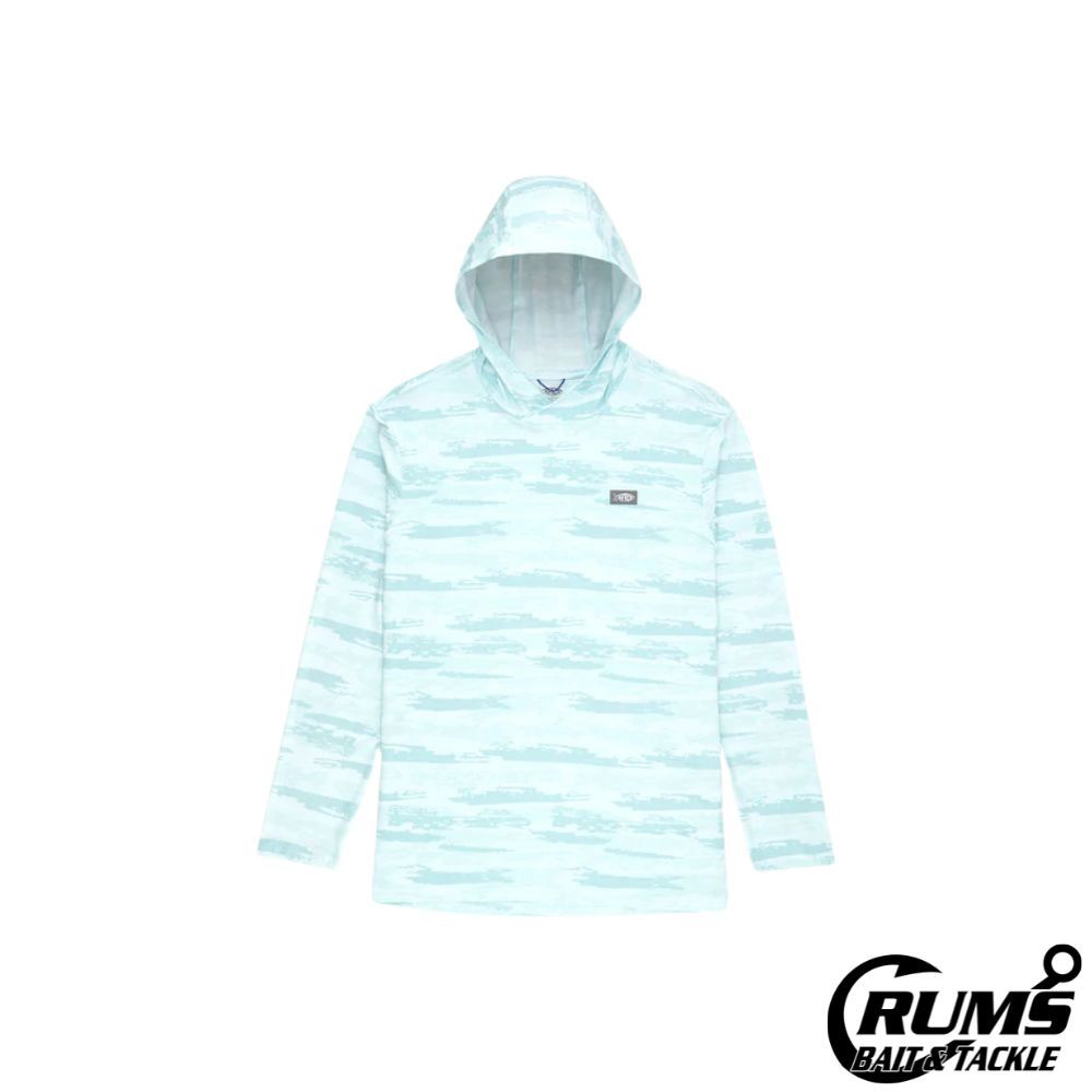 MEN&#39;S OCEAN BOUND PRTD HD, COLOR: MINT SHORELINE CAMO, Size: S