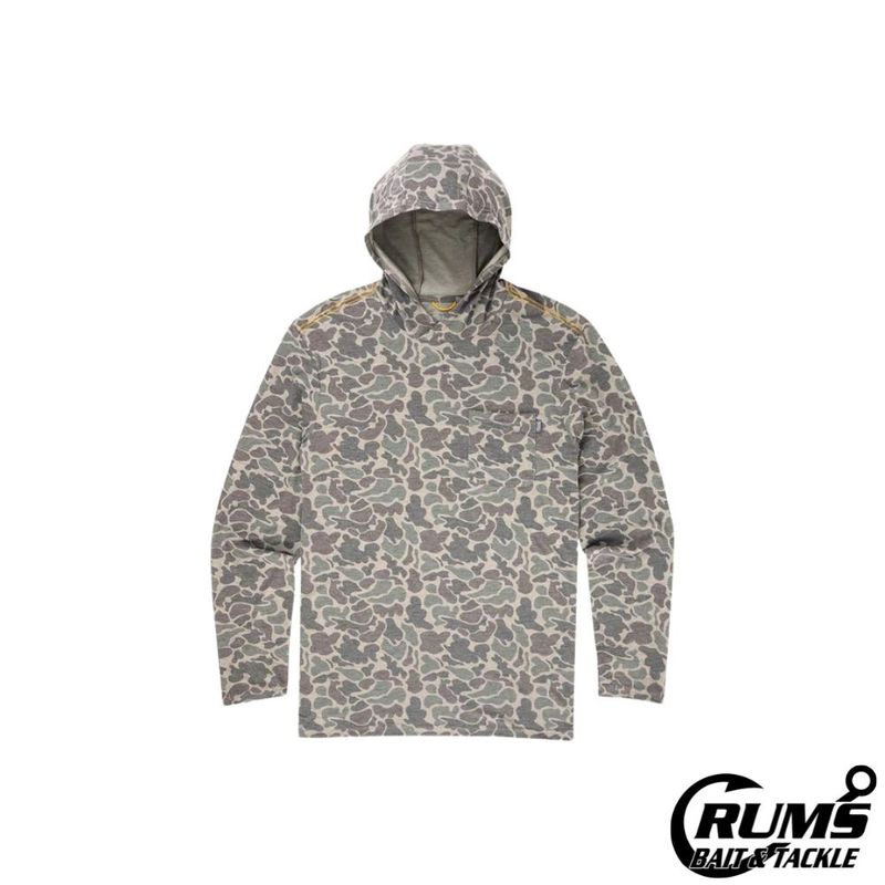 BUXTON HAGOOD HOODIE DARK GREEN MALLARD CAMO