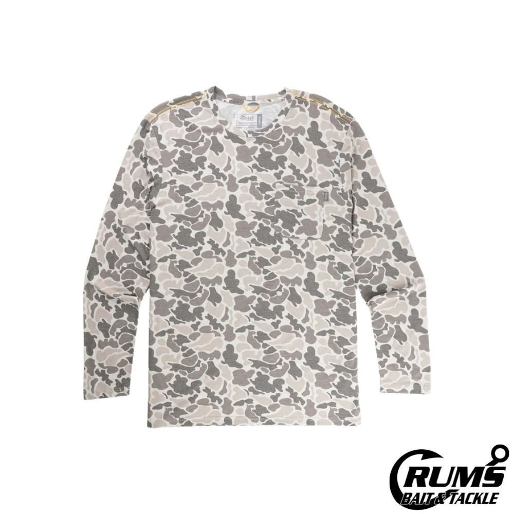 BUXTON HAGOOD LS STONE MALLARD CAMO, Size: S