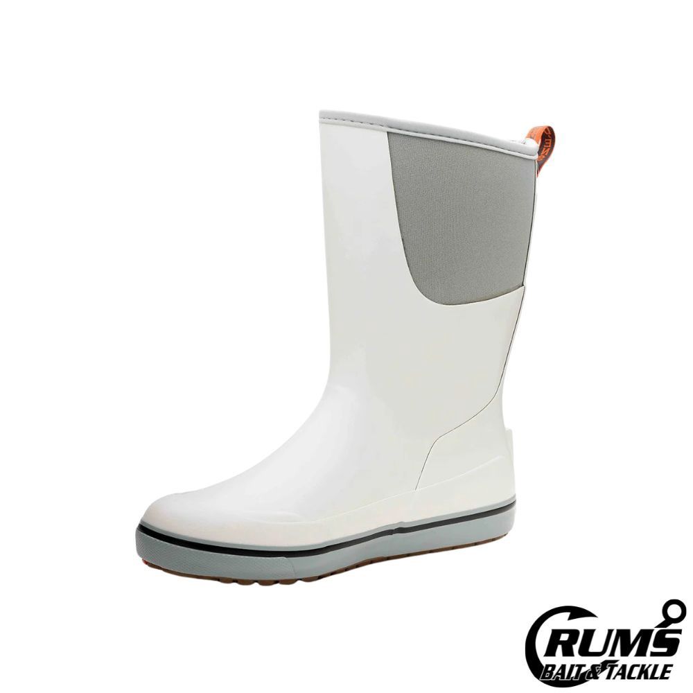 12IN  DECK BOOT WHITE, Size: 8