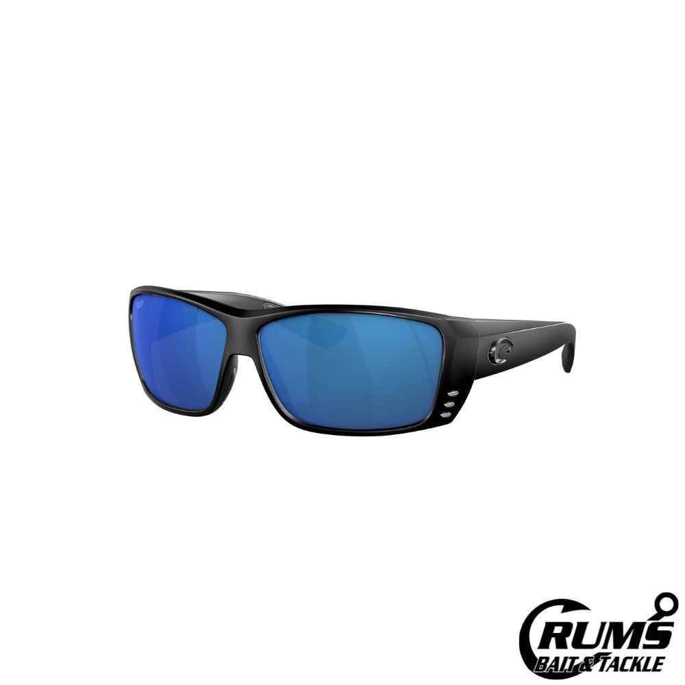 CAT CAY, FRAME: BLACKOUT, LENS: BLUE MIRROR 580G