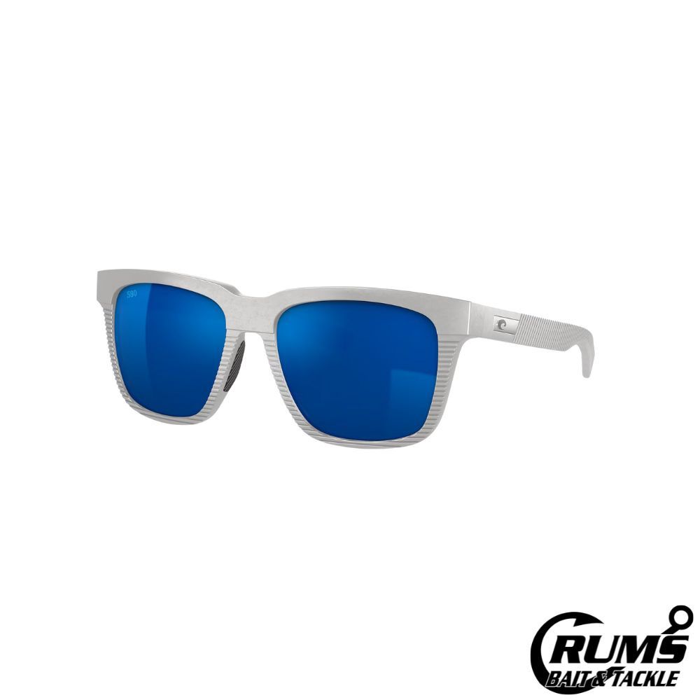 PESCADOR, FRAME: 00B NET GRAY W/BLUE RUBBER, LENS: BLUE MIRROR 580G