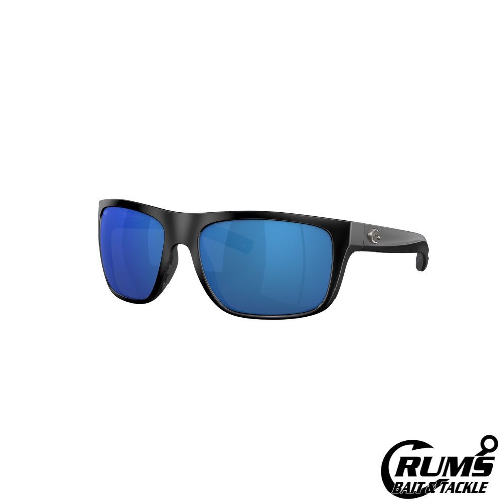BROADBILL, FRAME: MATTE BLACK, LENS: BLUE MIRROR 580P