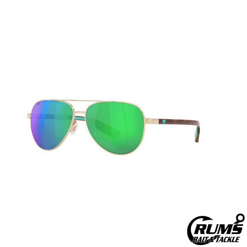 PELI, FRAME: BRSHED GOLD, LENS: GREEN MIRROR 580P