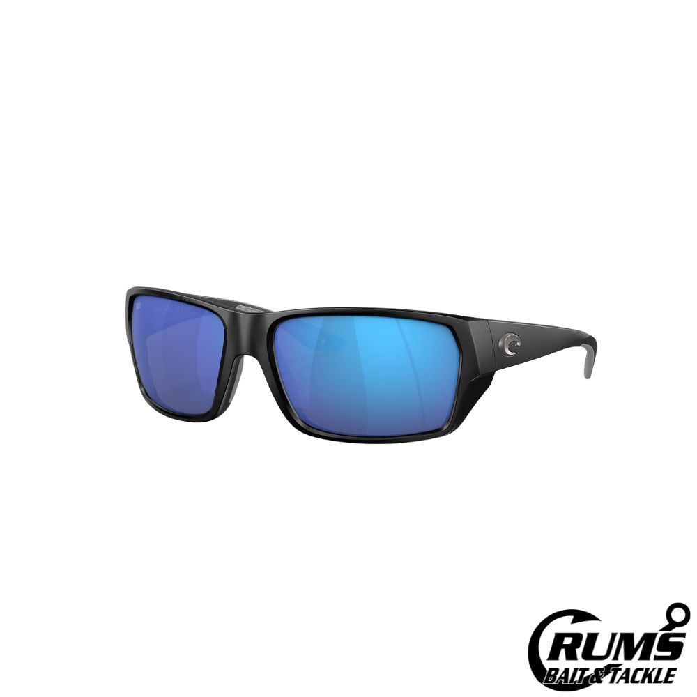 TAILFIN, FRAME: MATTE BLACK, LENS: BLUE MIRROR 580G