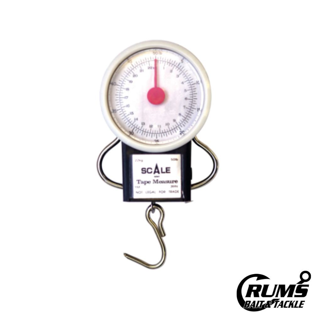SCALE W/ TAPE MEASURE 50LB DIAL