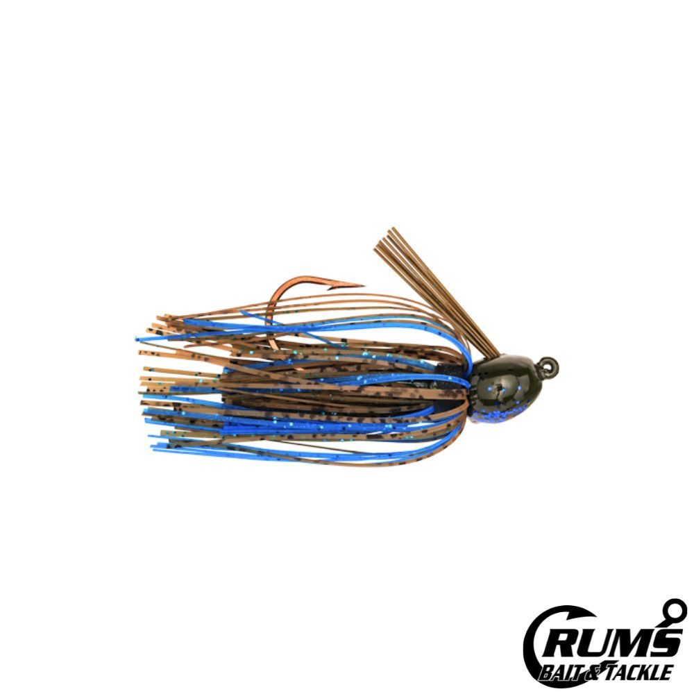 BITSY BUG MINI JIG, COLOR: OKEECHOBEE CRAW