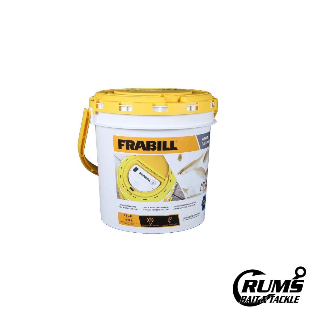 INSULATED BAIT BUCKET WHT