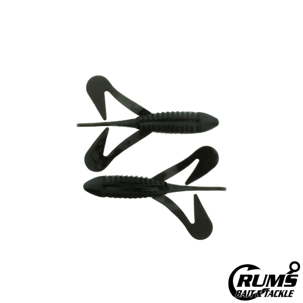4&quot; LOGGER TOAD, COLOR: BLACK