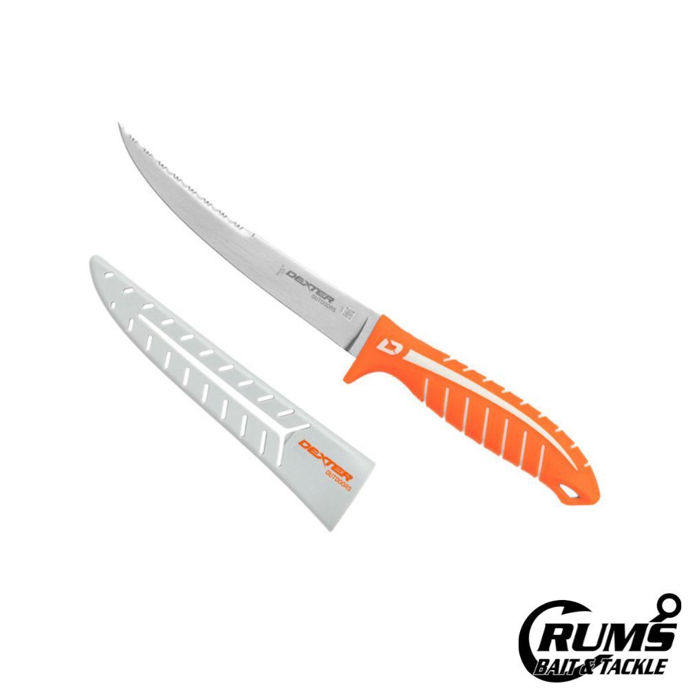 DEXTREME 7&quot; FLEXIBLE FILLET KNIFE W/SHEATH