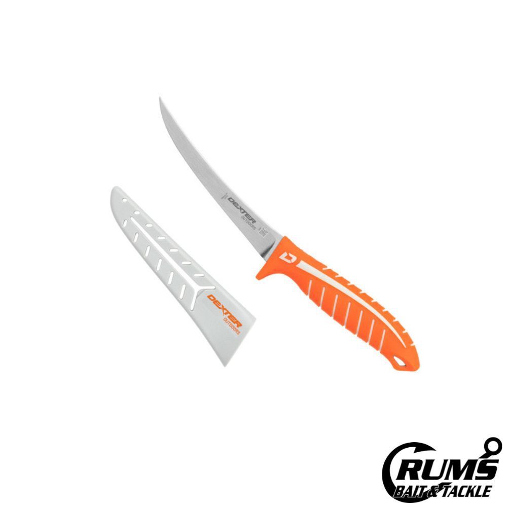 DEXTREME 6&quot; FLEXIBLE FILLET KNIFE W/SHEATH