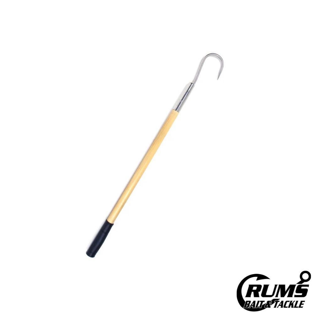 WG348 WOOD HANDLE GAFF 3&quot;HOOK 4&#39; HANDLE