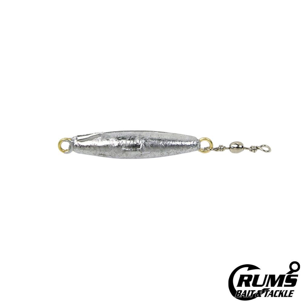 TROLLING SINKER W/#7 BARREL SWIVEL, WEIGHT: 1/2 OZ