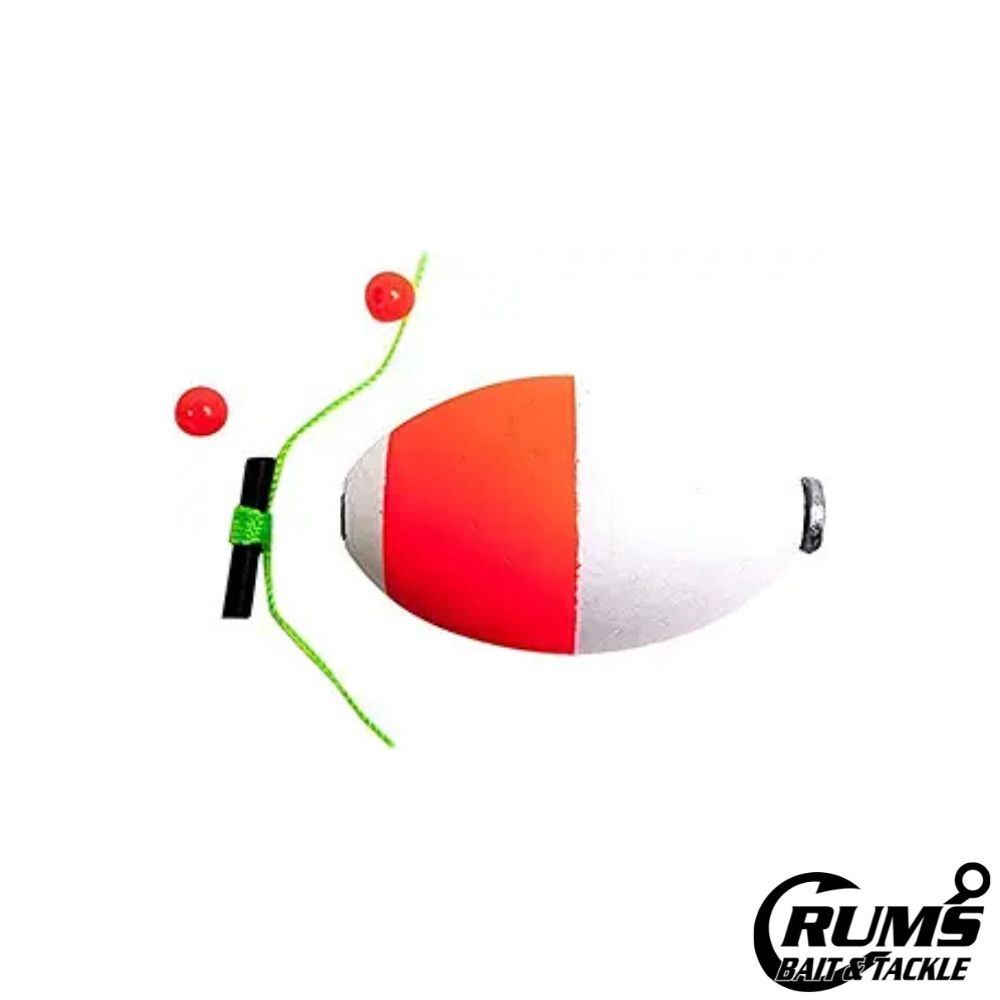M0250S WEIGHTED OVAL SLIP FLOAT W/BEADS