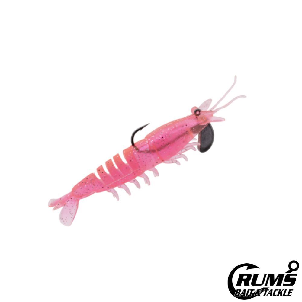 TIDAL SHRIMP 3&#39; 1/4 OZ, COLOR: FLAMINGO SWIRL
