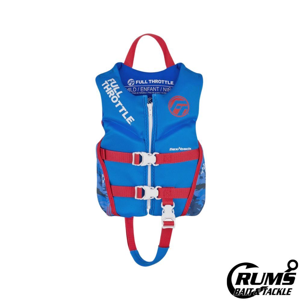 CHILD RAPID DRY - FLEX BACK LIFE JACKET, COLOR: BLUE