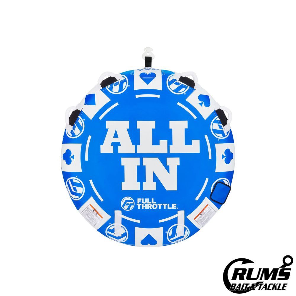 ALL IN-2 RIDER TOWABLE TUBE+ROPE+PUMP COMBO