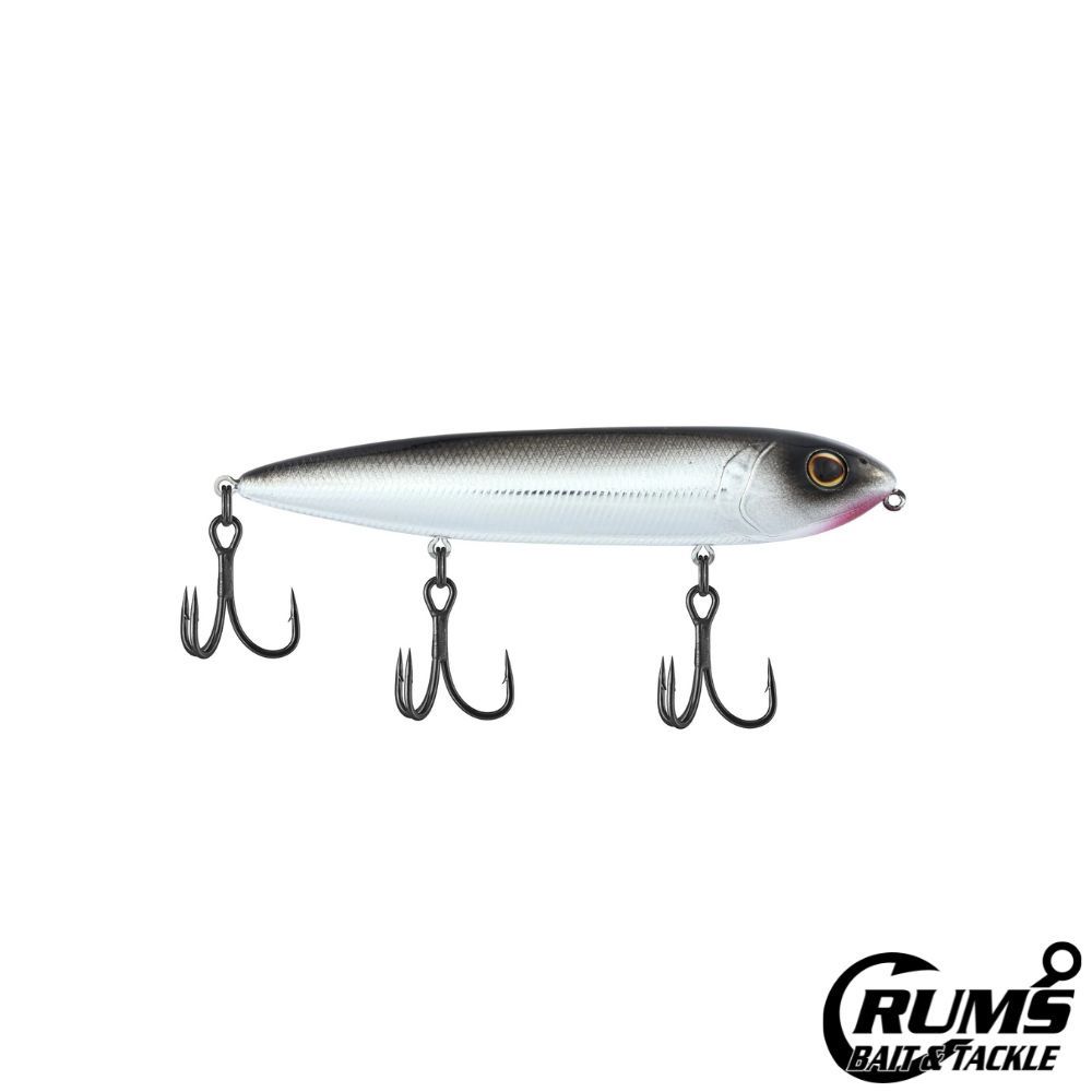 J-WALKER120 SALTWATER LURE, COLOR: BLACK  CHROME
