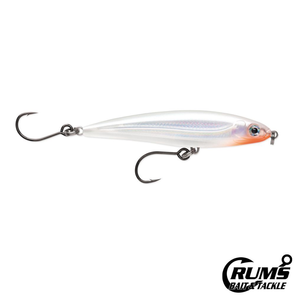 X-RAP TWITCHIN&#39; MINNOW, COLOR: GLASS GHOST (GGH), Size: 4&quot; (SXRT10)