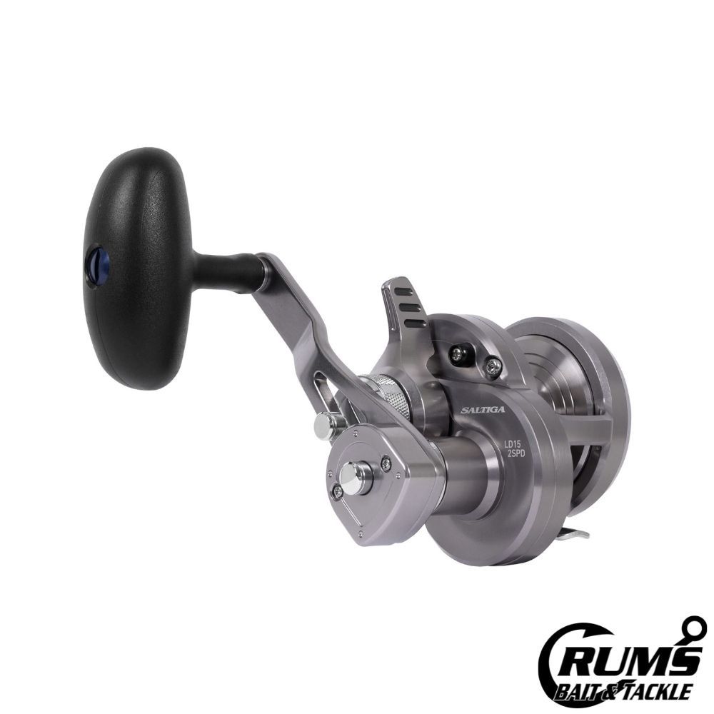 SALTIGA TWO SPEED LEVER DRAG REEL, MODEL: SAGLD15-2SPD