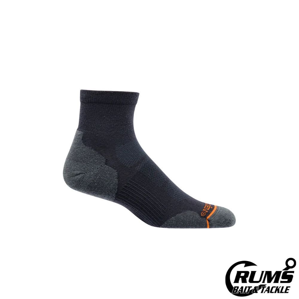 ANKLE SOCK BLACK, Size: LARGE
