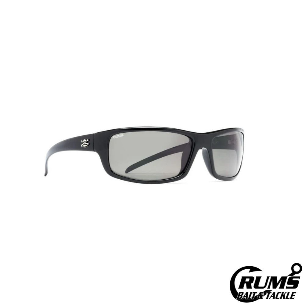 Calcutta MD1G Meads Sunglasses Shiny Black/Gray 64mm Lens