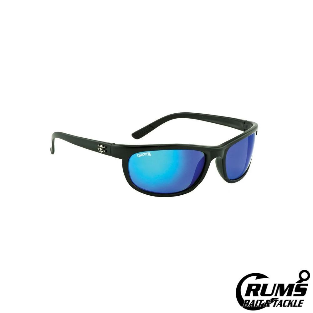 Calcutta NT1BM Norton Sunglasses Matte Black Frame/Blue Mirror Lens 62mm Lens