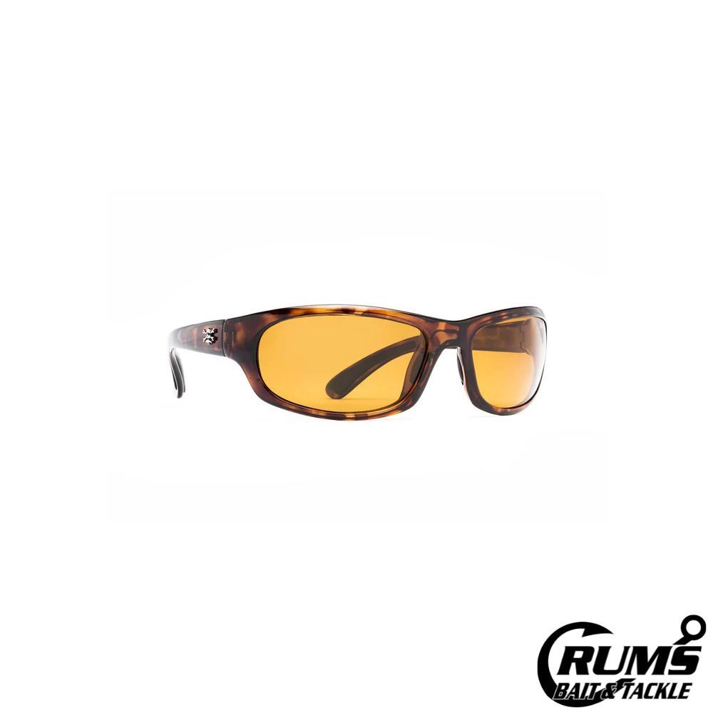 Calcutta HS1ATORT Horseshoe Sunglasses Tortoise Frame/Amber Lens 63mm Lens