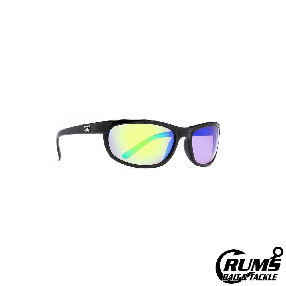 Calcutta NT1GM Norton Sunglasses Matte Black Frame/Green Mirror Lens 62mm Lens
