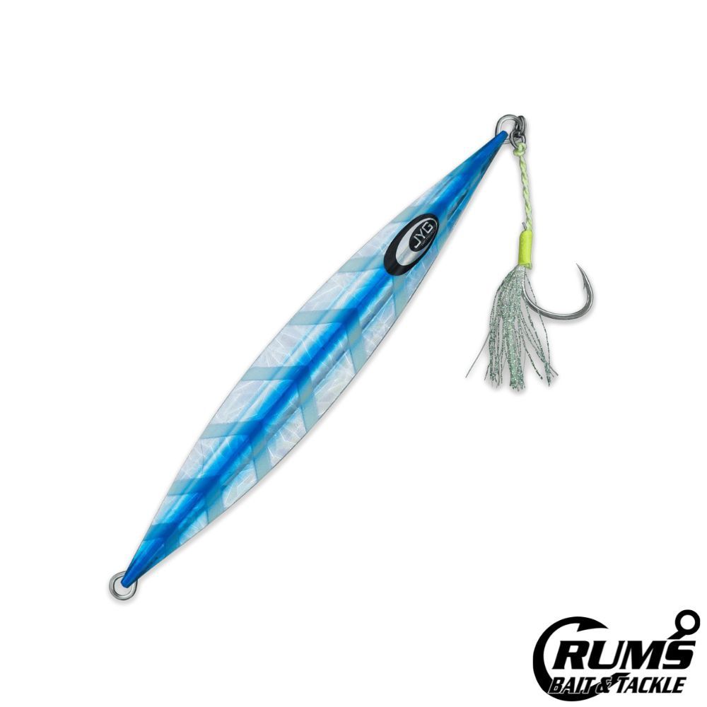 JYG DEEP COLLECTION (SLOW PITCH JIGGING), Size: 25, COLOR: BLUE, MODEL: RIGGED