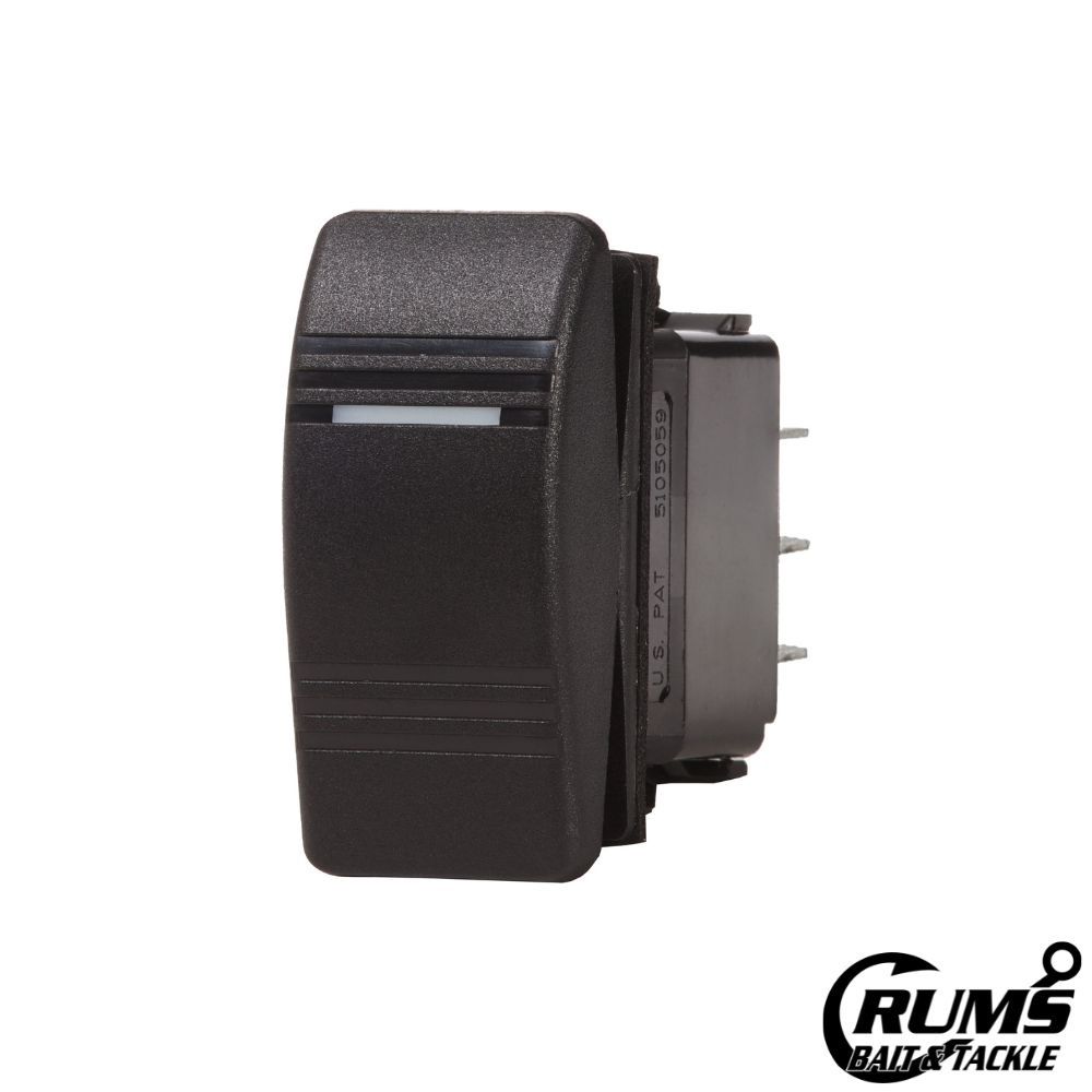 Contura Switch SPDT Black - (ON)-OFF-(ON)