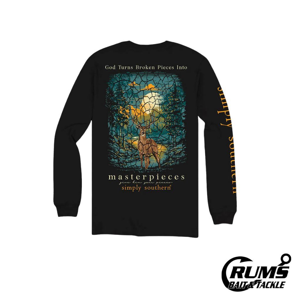 LS-BROKEN-BLACK, Size: YTH S