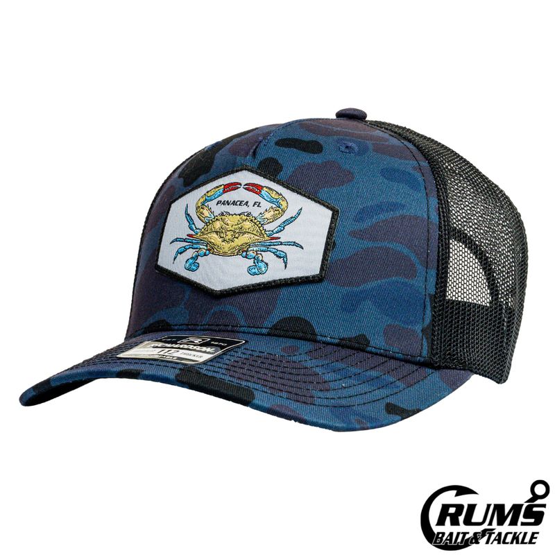 PATCH - WOVEN BLUE CRAB