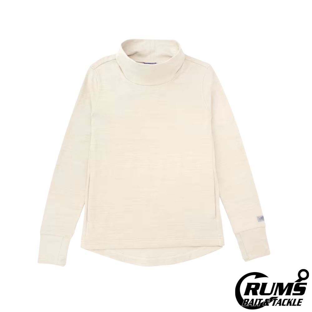WOMEN&#39;S COASTAL LAYER FUNNEL NECK PULLOVER, Size: XS, COLOR: FUNNEL PELICAN HEATHER