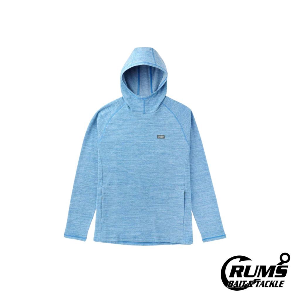 COASTAL LAYER HOODIE, Size: S, COLOR: AIR FORCE BLUE HEATHER