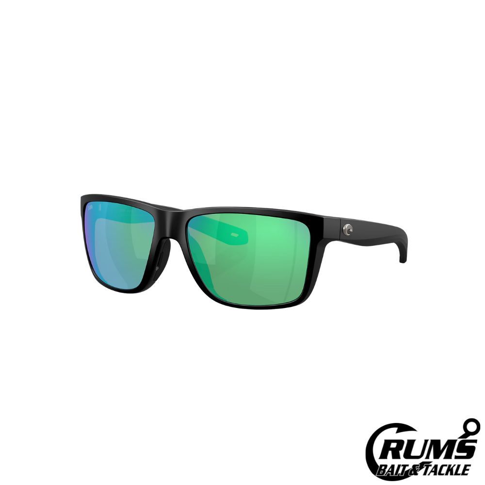 BROADBILL II, FRAME: MATTE BLACK, LENS: GREEN MIRROR 580G