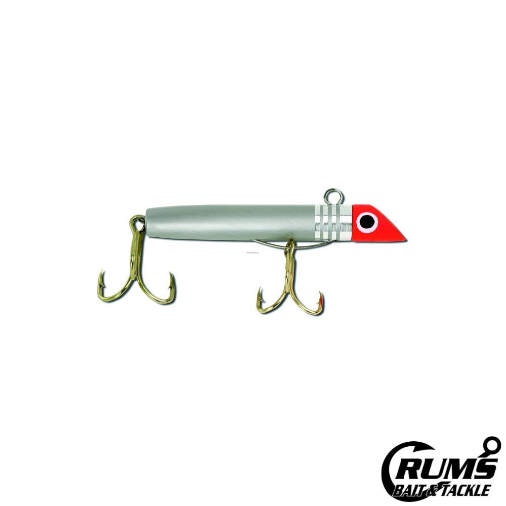 300 SERIES PLUG, COLOR: RED CHROME / RATTLE, Size: 2 1/2&quot; / 7/8OZ / #2&amp; 4 HOOKS